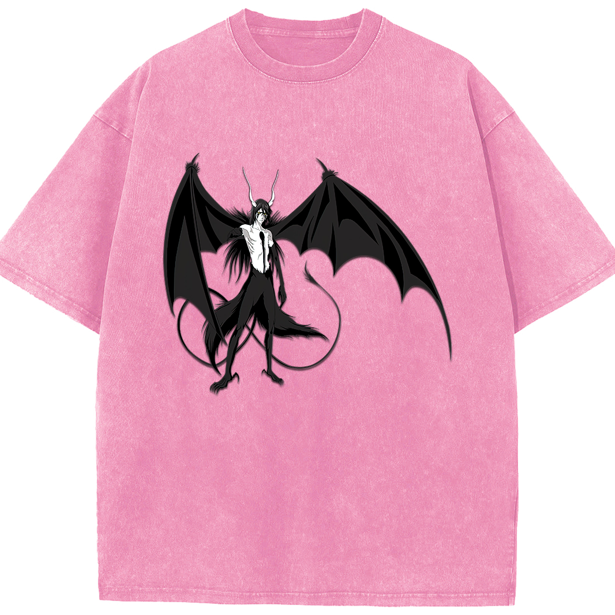 （画像用） ブリーチ ウルキオラ·シファー BLEACH Ulquiorra cifer 綿100% ヴィンテージ風 半袖Tシャツ（フロントプリント）